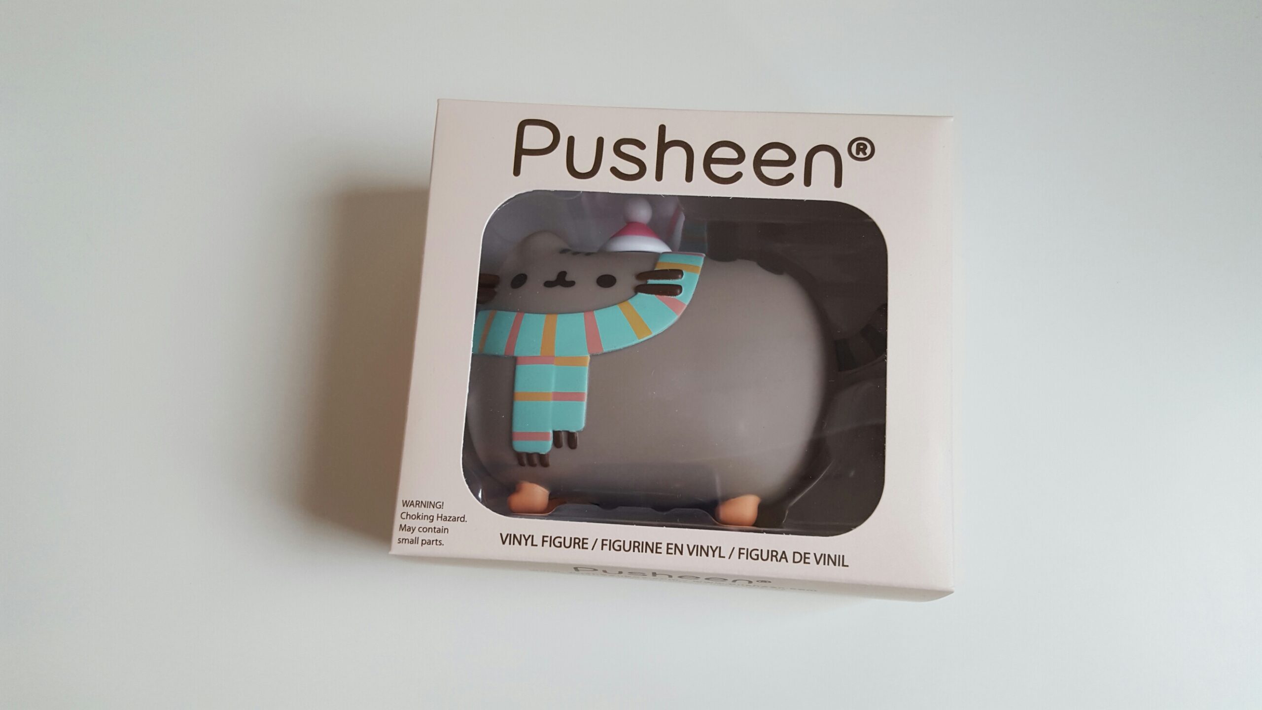 The Pusheen figurine in the packaging