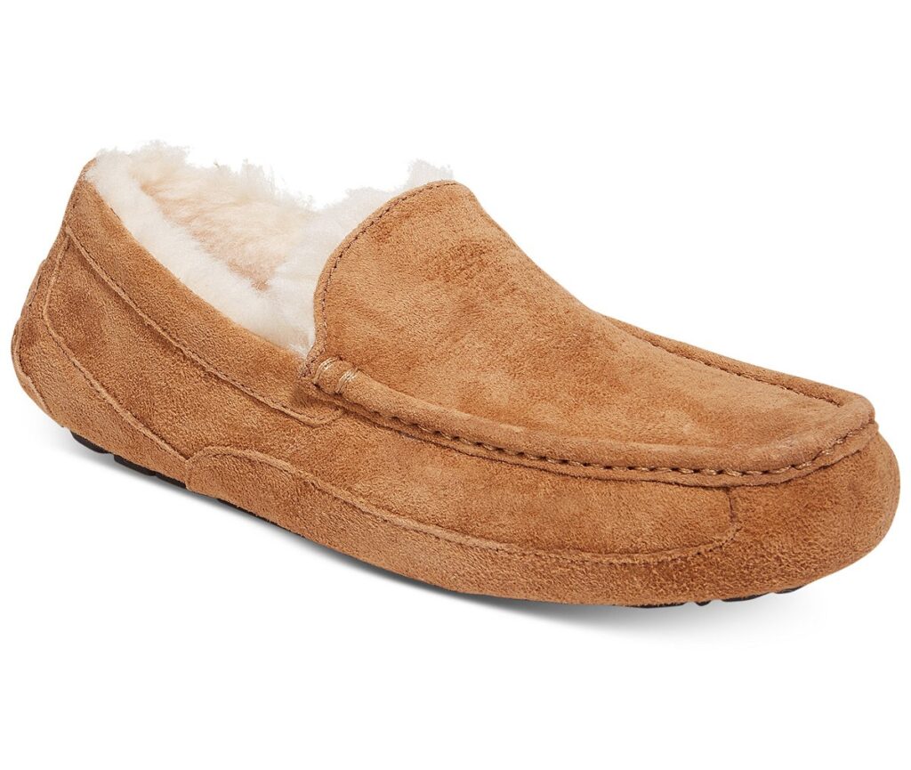 Beige slippers from Macy's