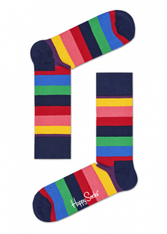 A pair of striped socks from Happy Socks
