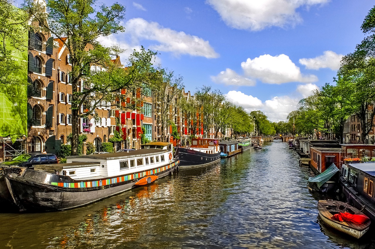A canal in the Netherlands