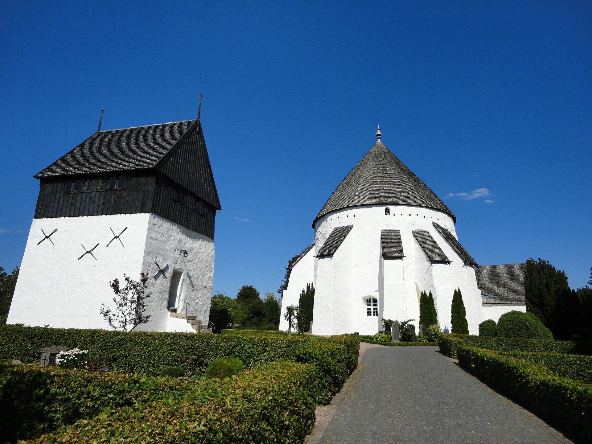 A round church in Bornholm