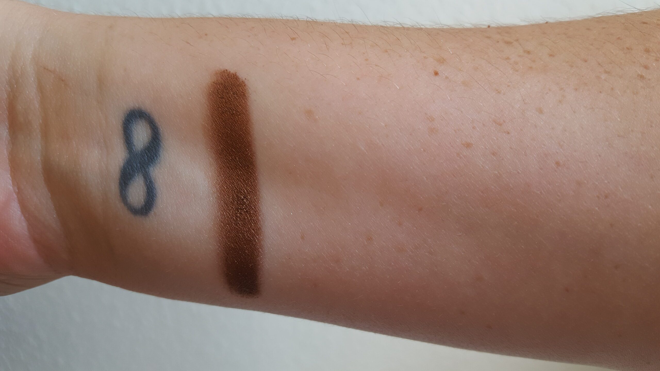 Swatch of the Max Factor Excess Shimmer Eyeshadow in Bronze