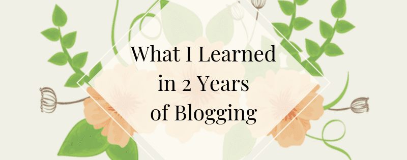 What I Learned in 2 Years of Blogging