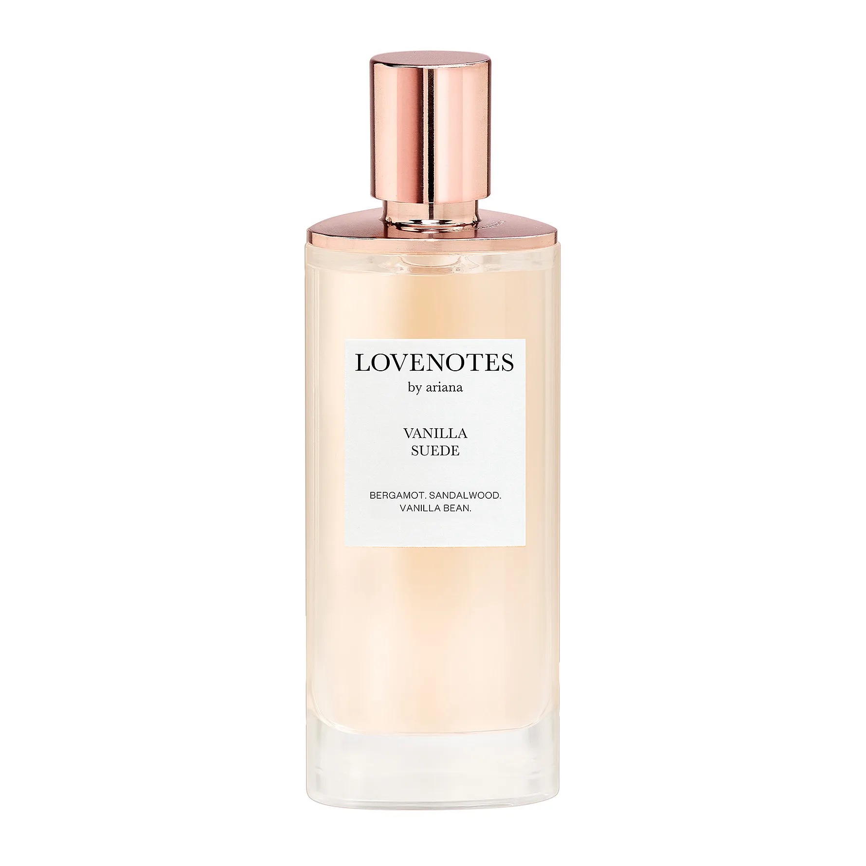 The Lovenotes by ariana Vanilla Suede perfume