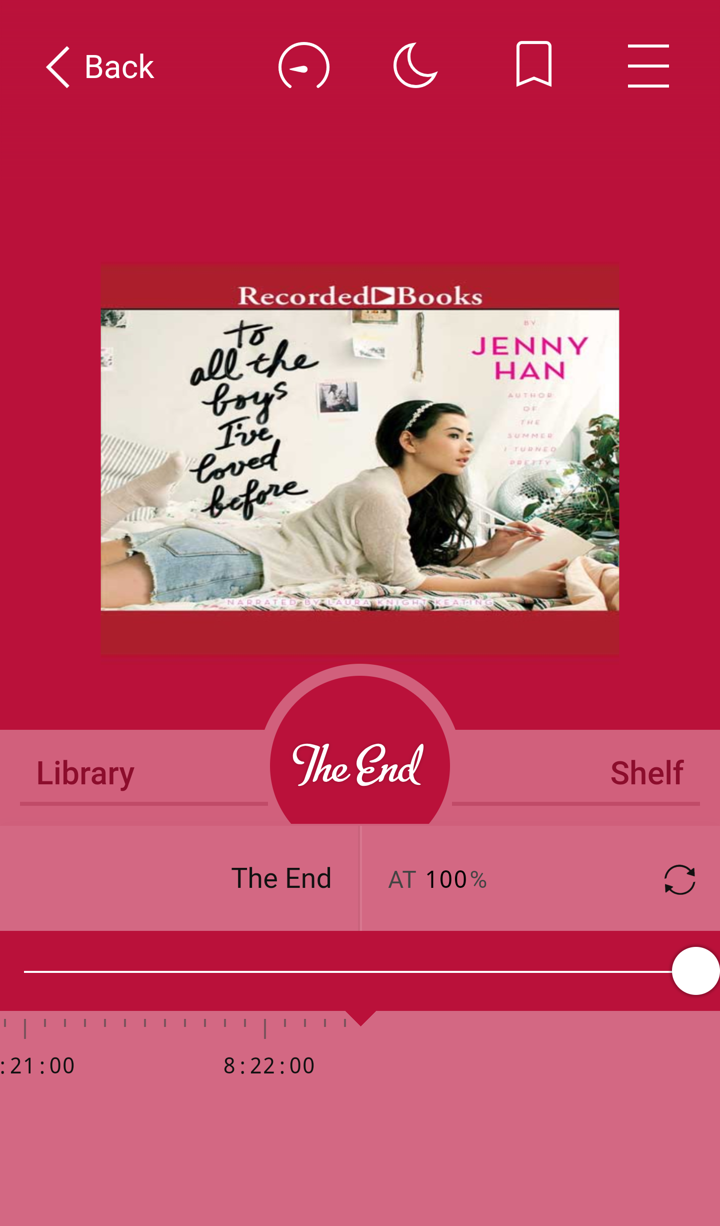 Screenshot of To All The Boys I've Loved Before by Jenny Han Audiobook