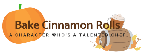 The fifth category of the Fall Bucket List Book Bake Cinnamon Rolls: A Character Who's a Talented Chef