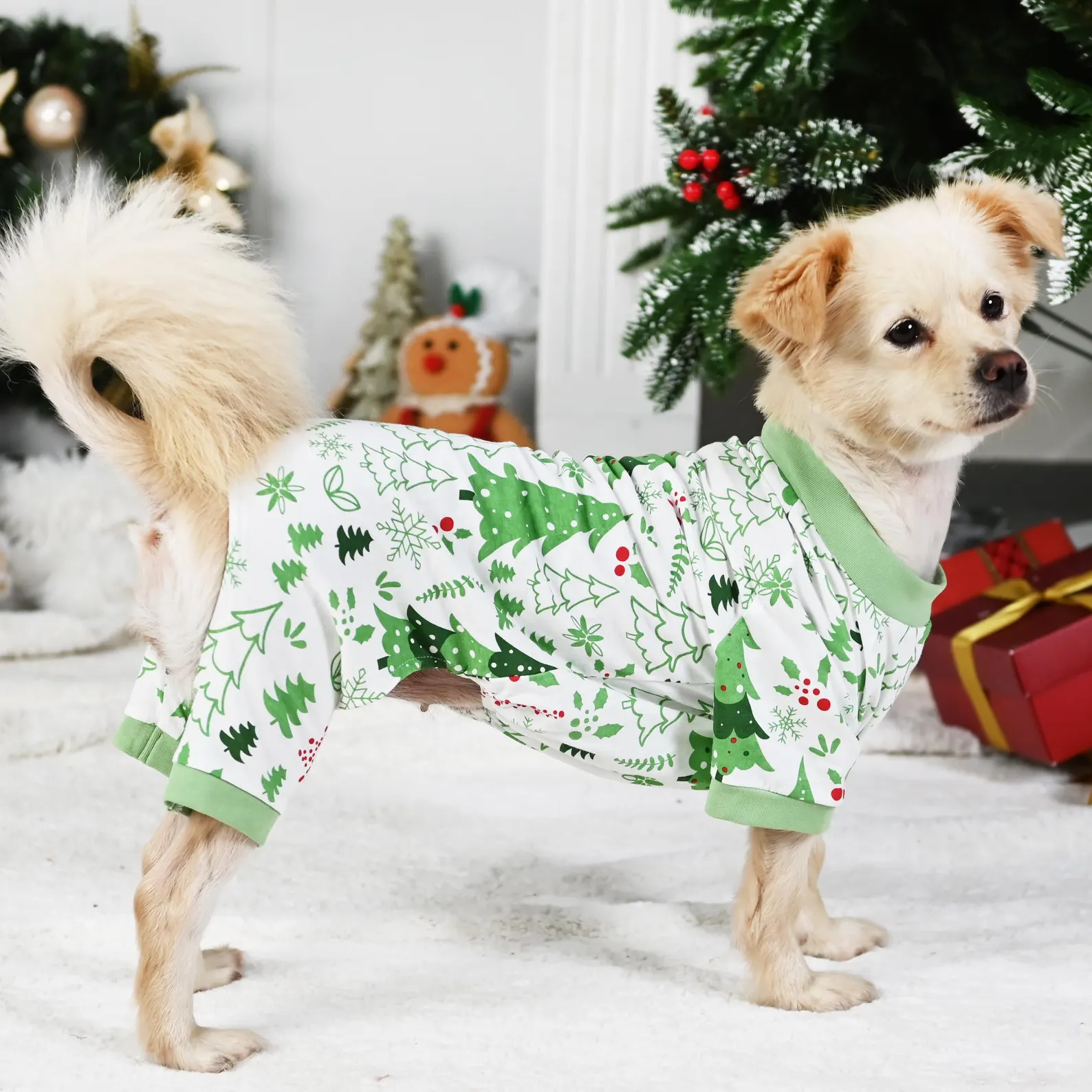 The dog Christmas pjs from Girly Pirate Co