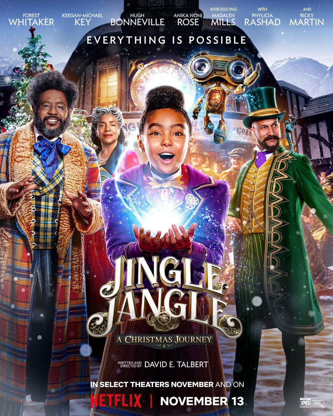 The movie poster for Jingle Jangle.