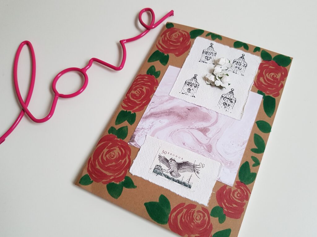 The vintage scrapbook notebook from Art by Lena