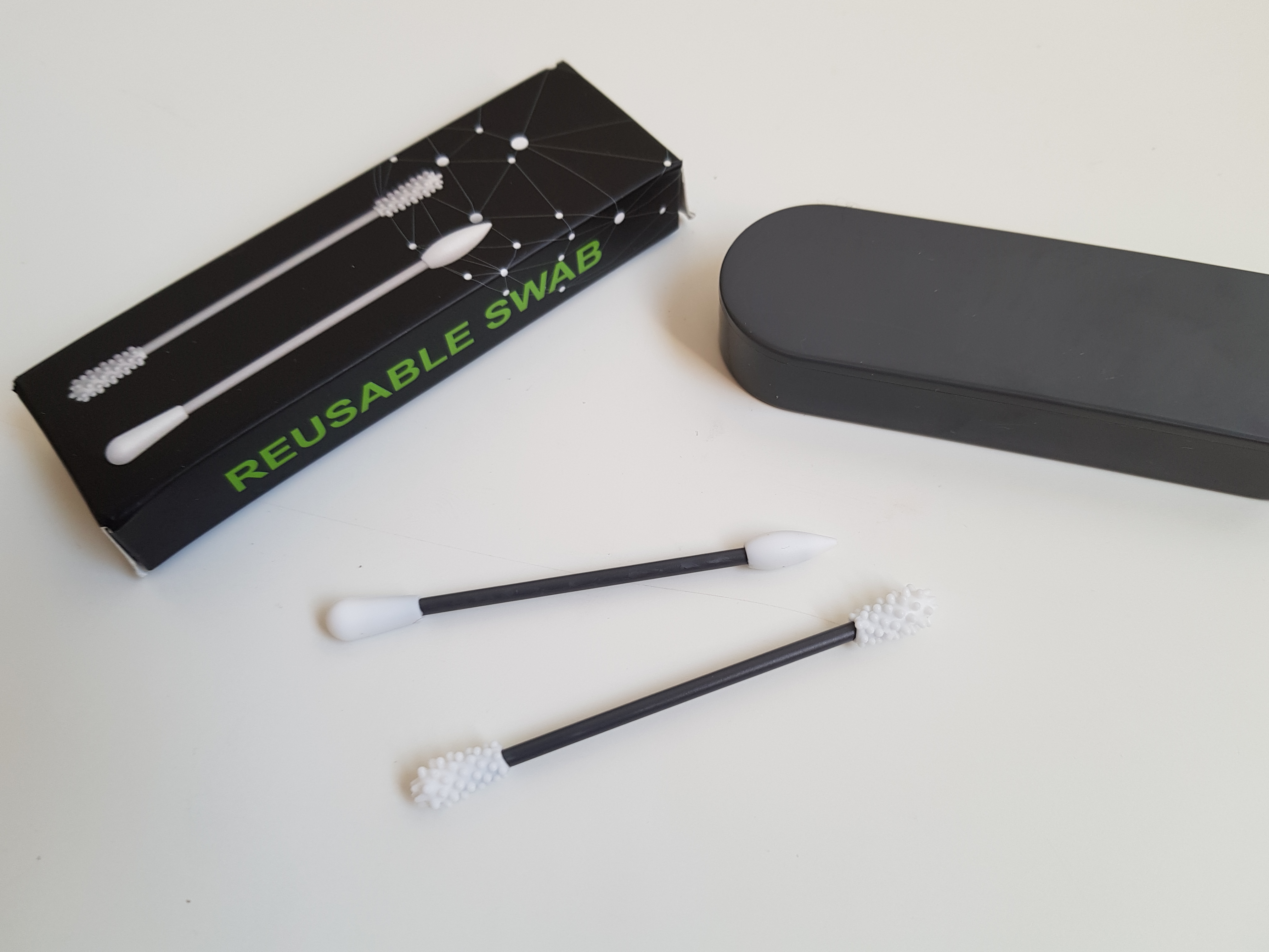 The reusable swabs I purchased