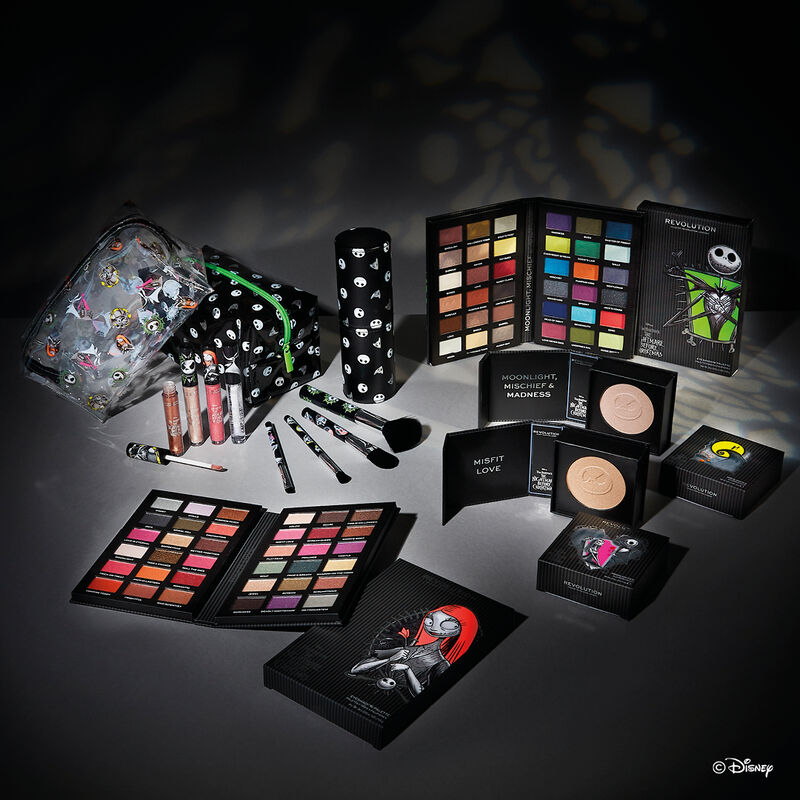 the makeup revolution x nightmare before christmas collection
