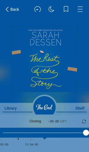 the rest of the story by sarah dessen audiobook review