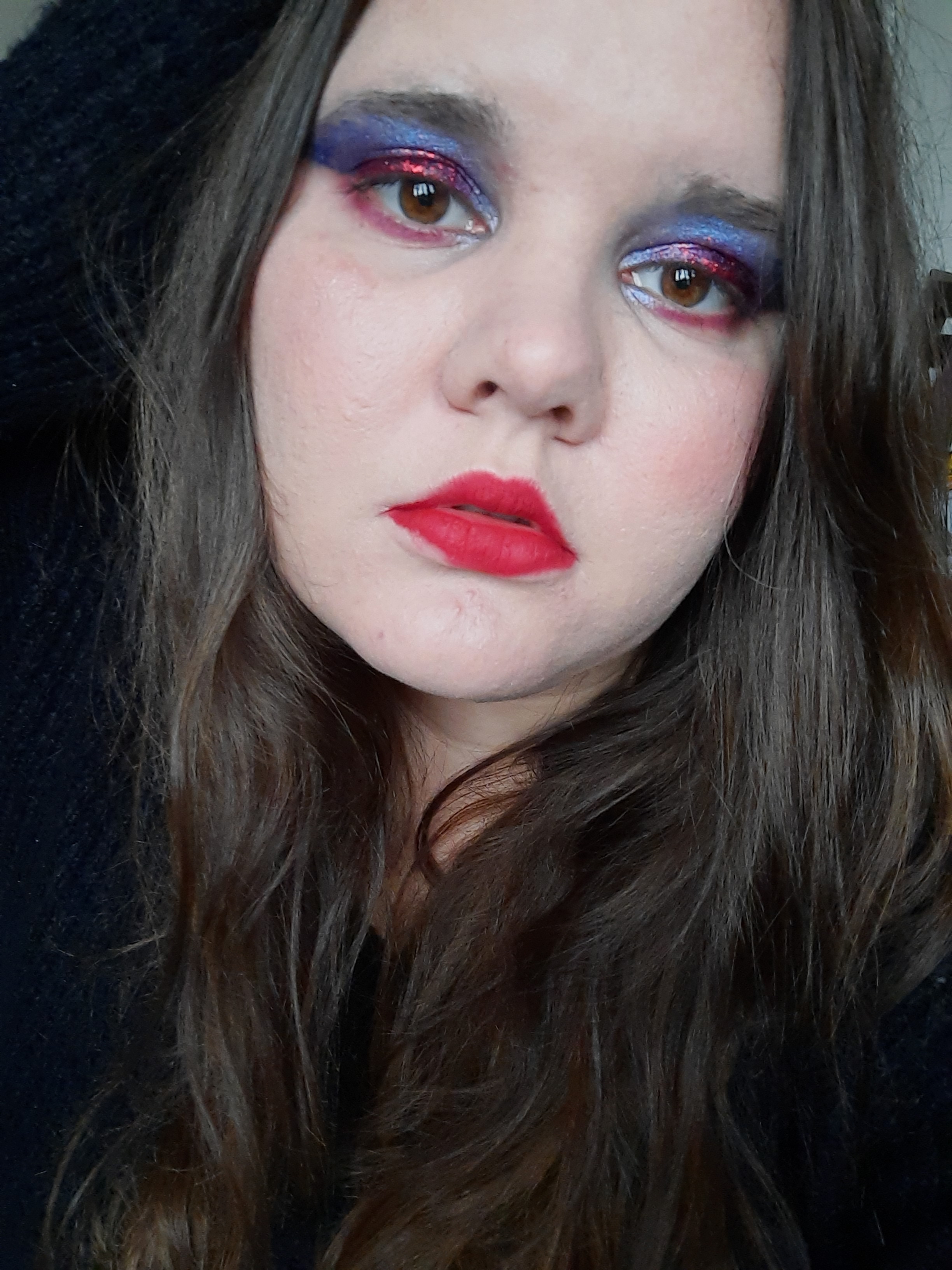 My makeup look my daughter picked