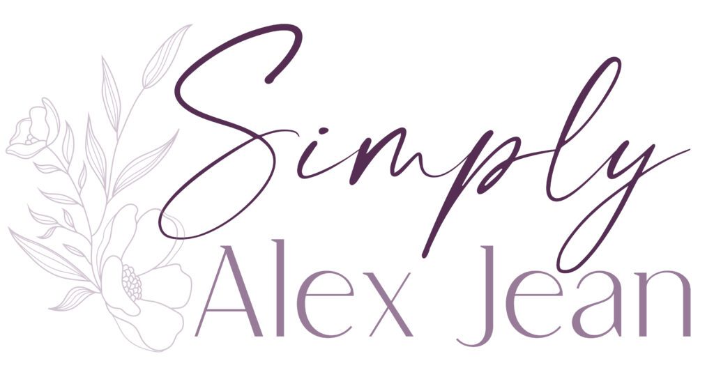 The logo for Simply Alex Jean
