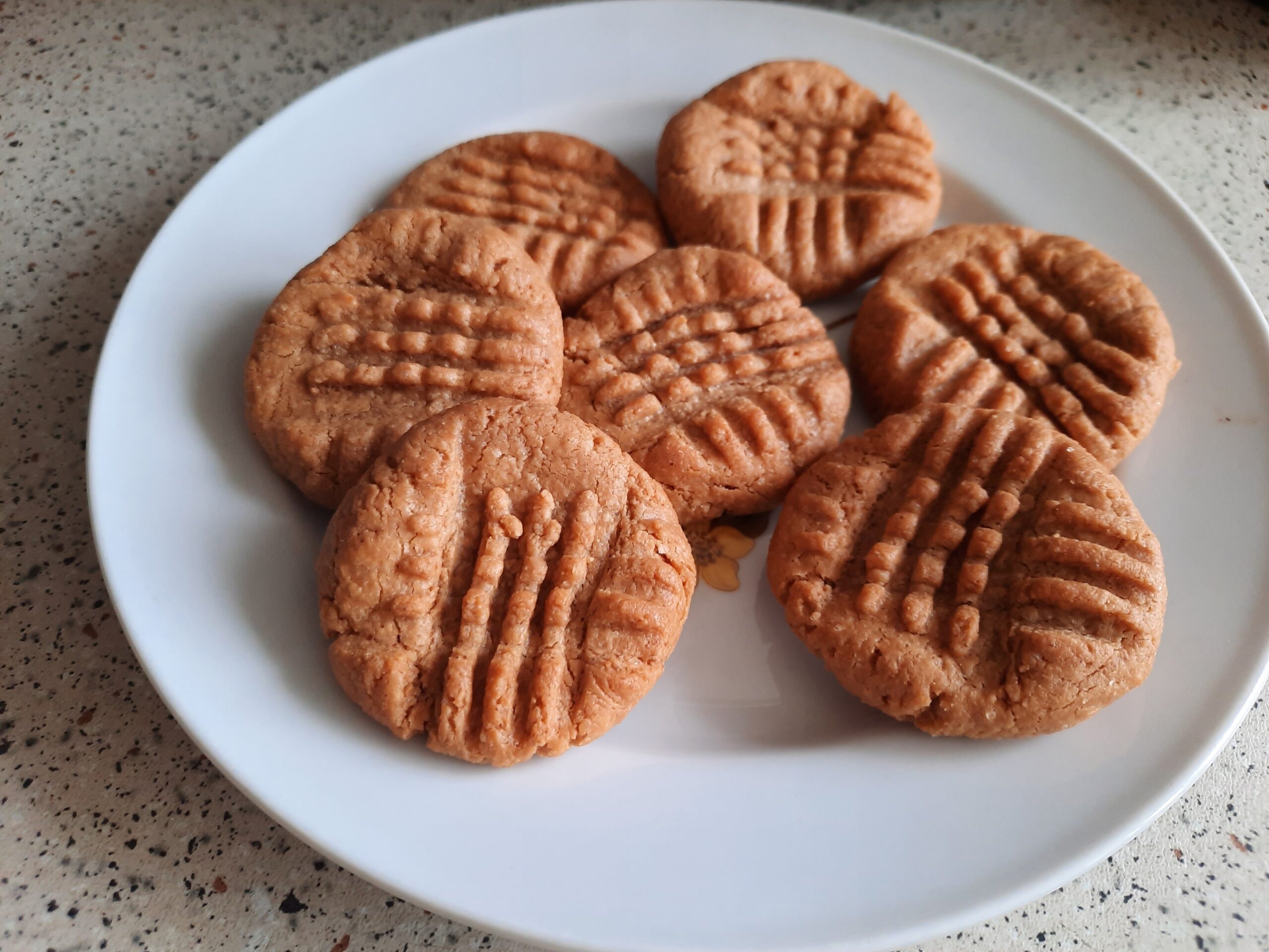 Three ingredient peanut butter cookies