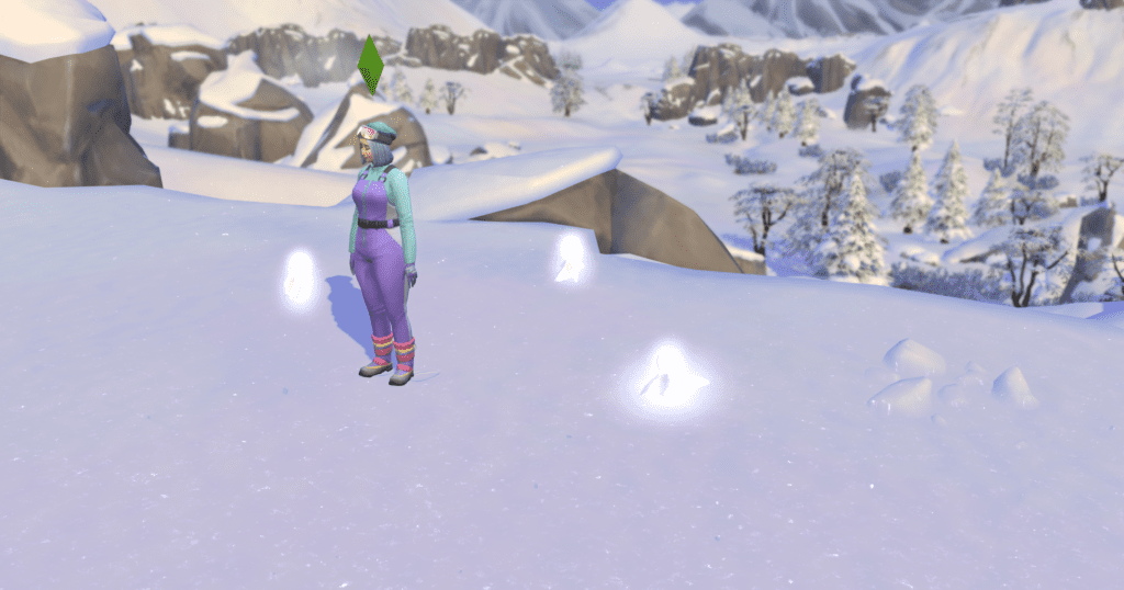 A sim on the mountain excursion event that found forest spirits