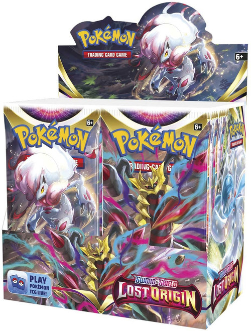 The Pokemon Lost Origin booster card box