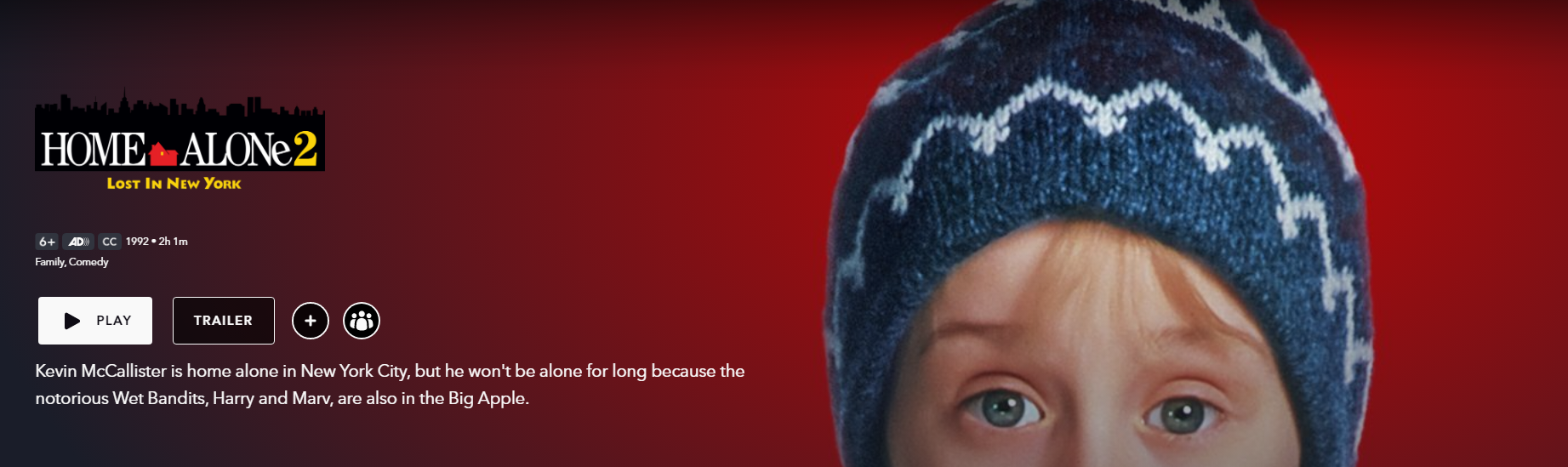 A screenshot of Home Alone 2 Lost in New York