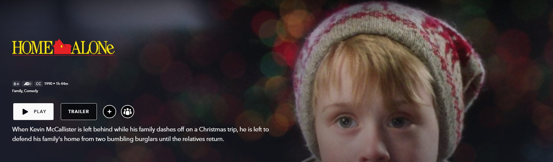 A screenshot of Home Alone