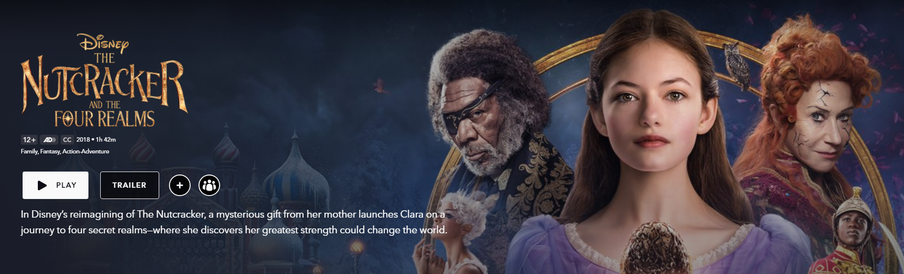 A screenshot of The Nutcracker and the Four Realms