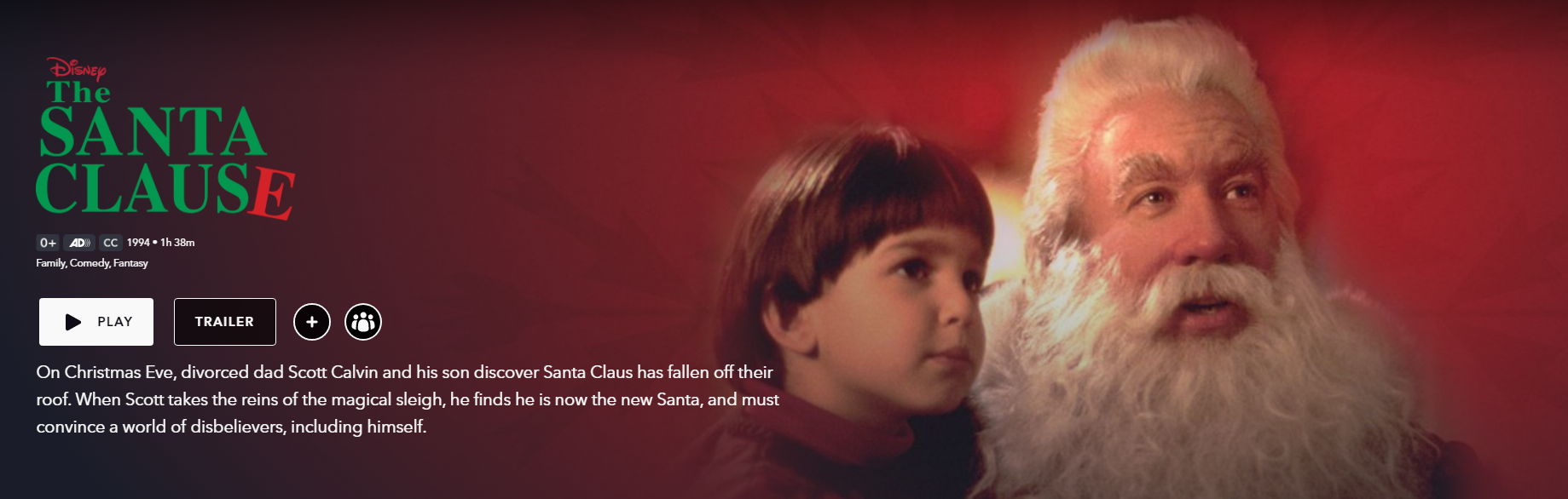 A screenshot of The Santa Clause