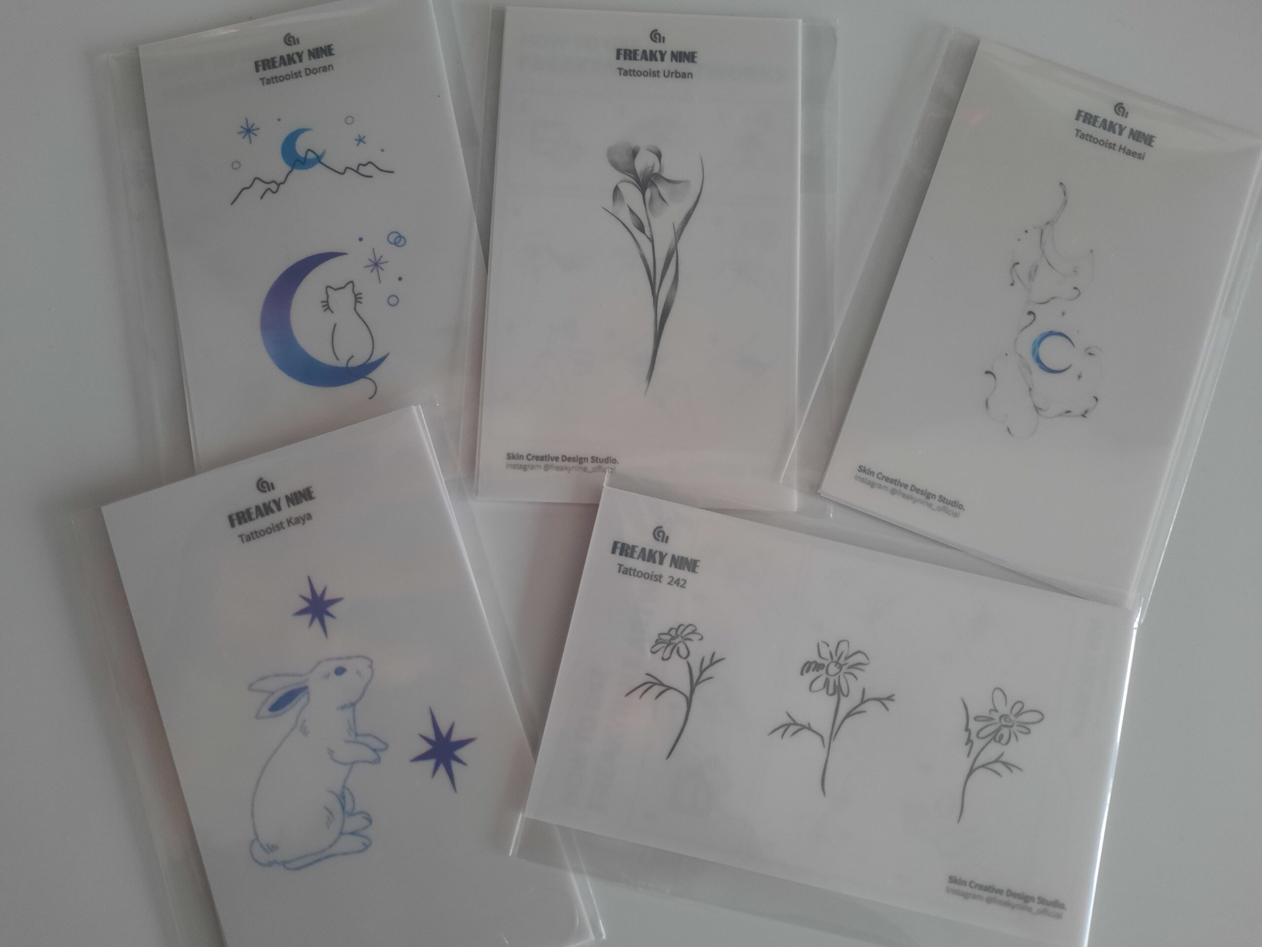 The 5 temporary tattoos I received from Freaky Nine