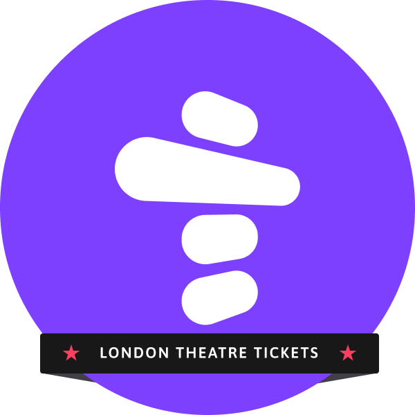 The header for Ticketdrop. The header shows the logo for Ticketdrop that is 4 lines in a lowercase T shape, and underneath, it states london theatre tickets.