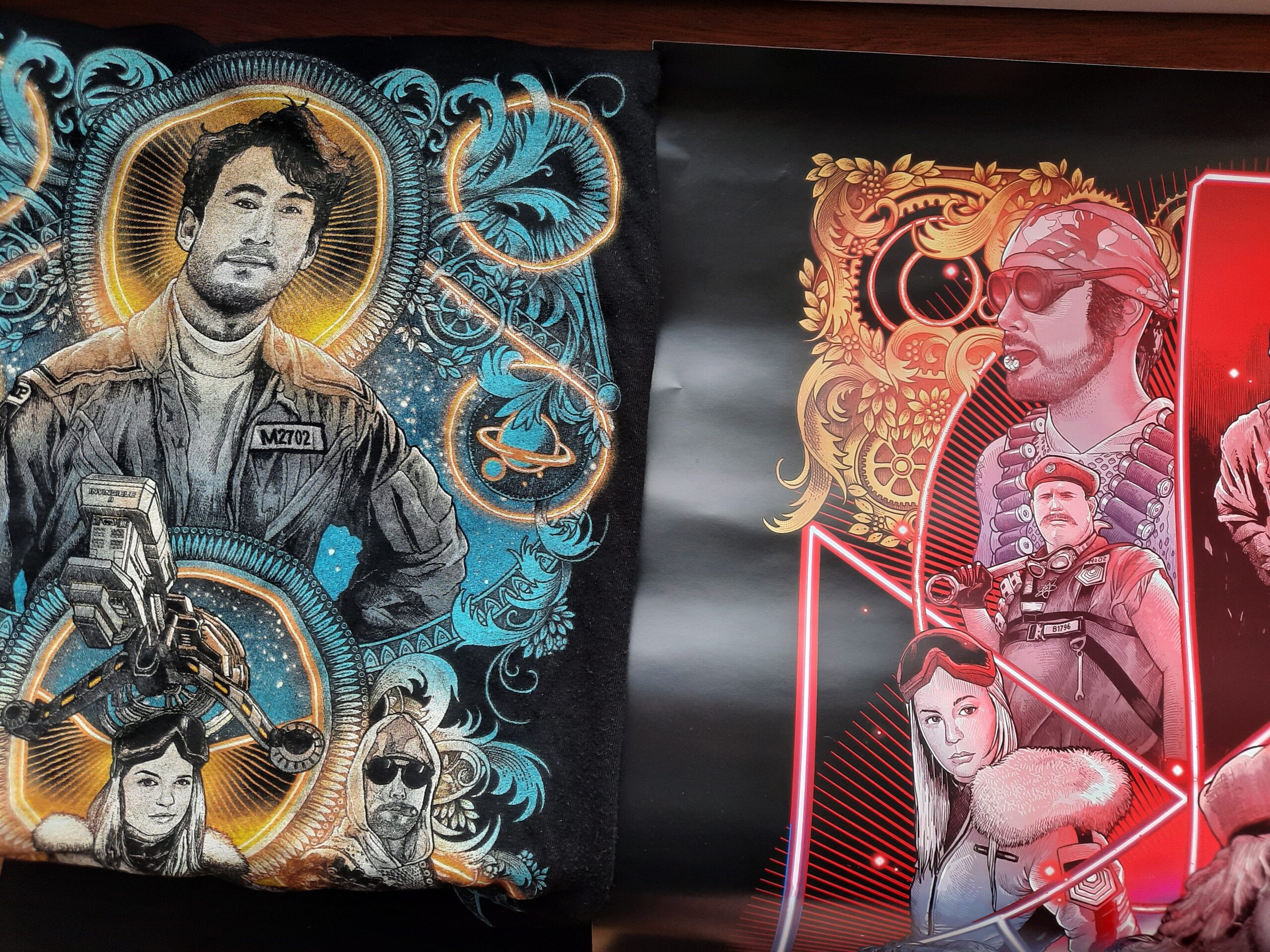 The CLOAK In Space With Markiplier t-shirt and poster