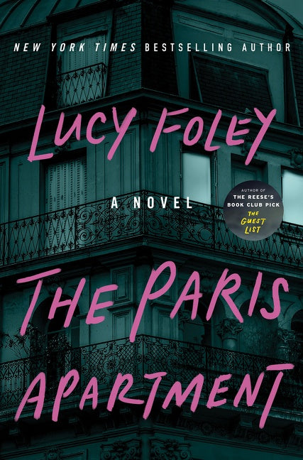 Another book I read in 2023. The cover of The Paris Apartment by Lucy Foley which shows a side of an apartment building.