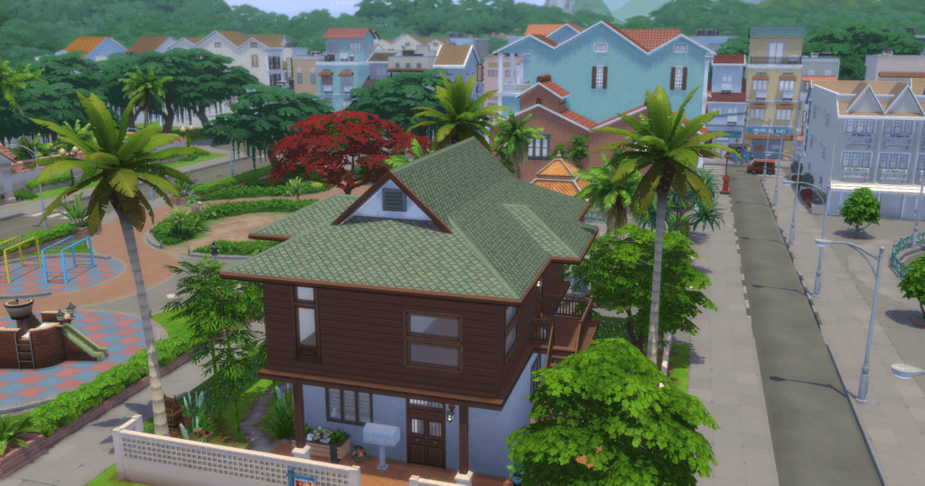 One of the prebuilt residentail rental lots in Tomarang