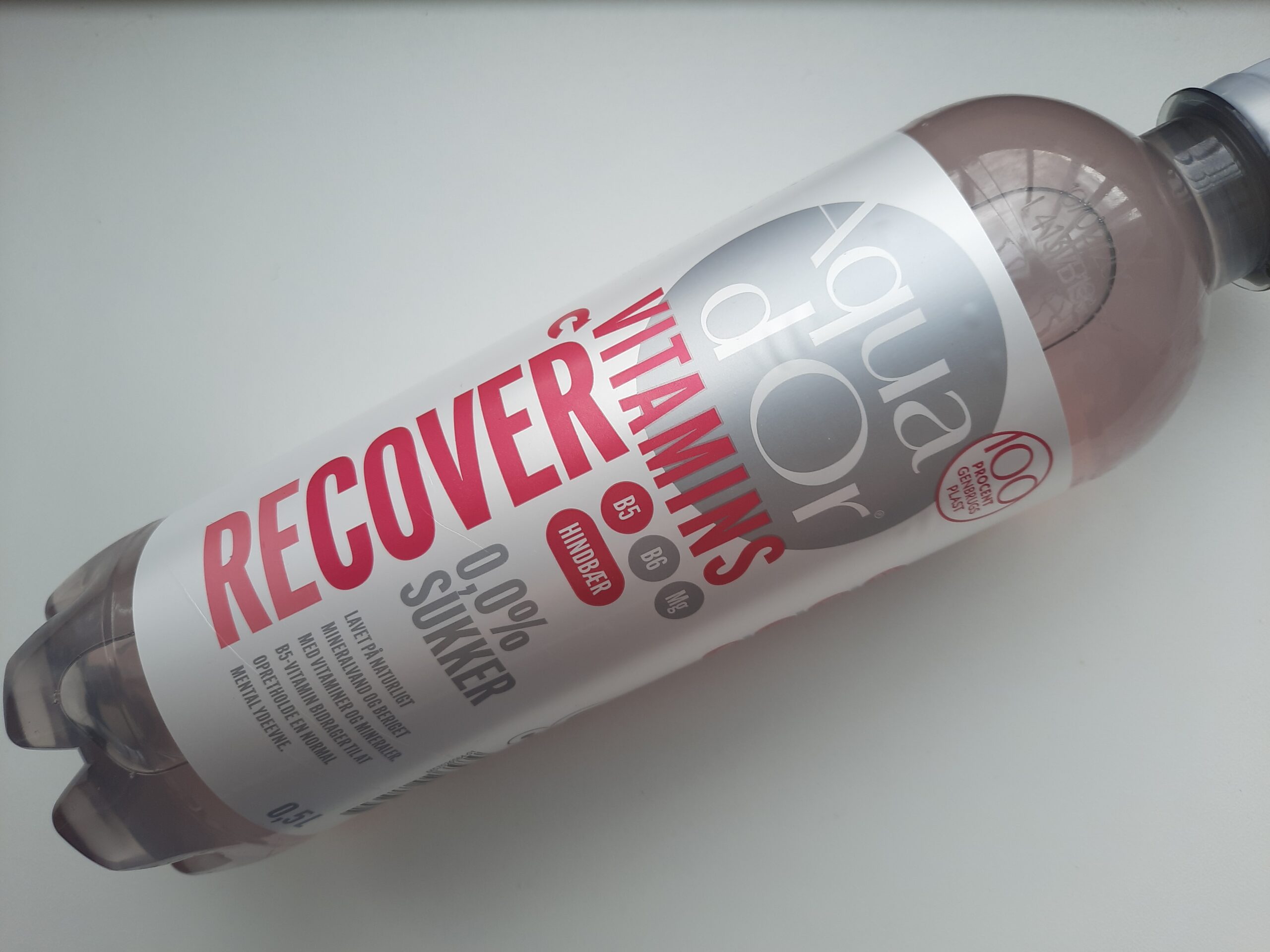 The Aqua d'Or Vitamins Recover drink.