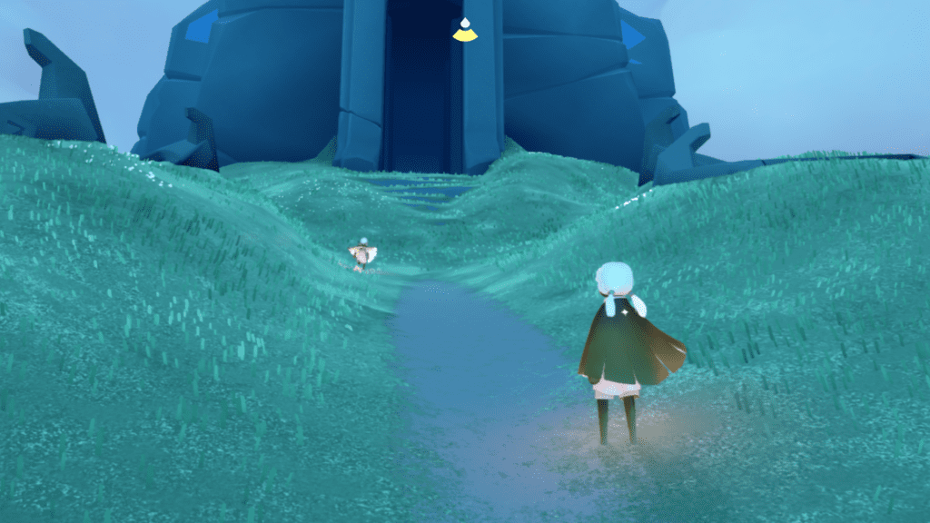 A screenshot from Sky: Children of the Light where I am following another player I met in the game
