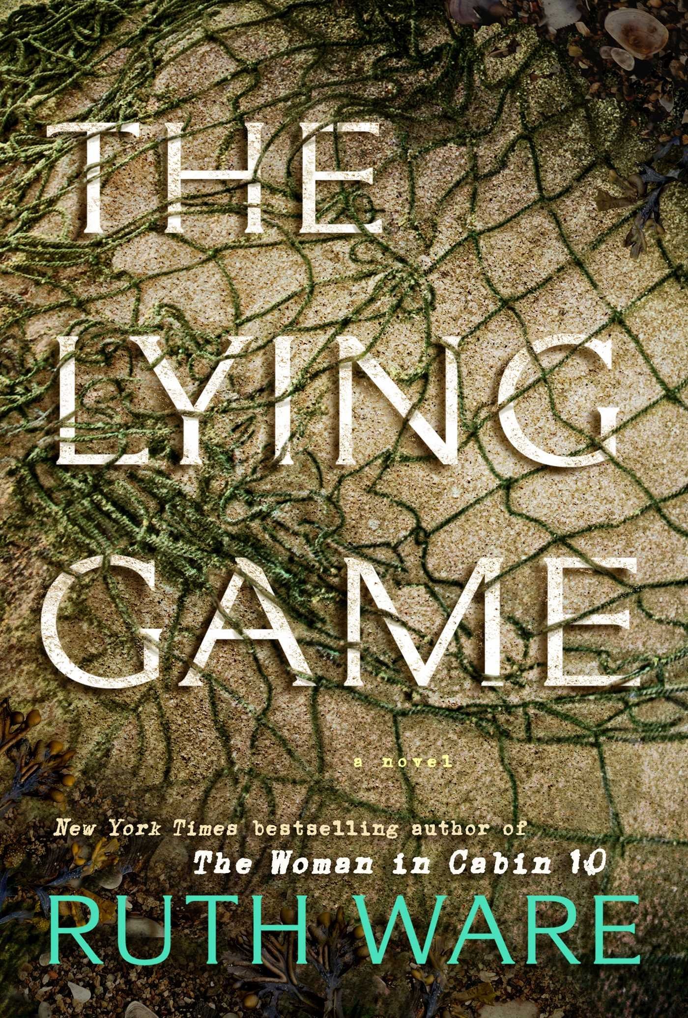 A sandy beach covered with ropes for the cover of The Lying Game