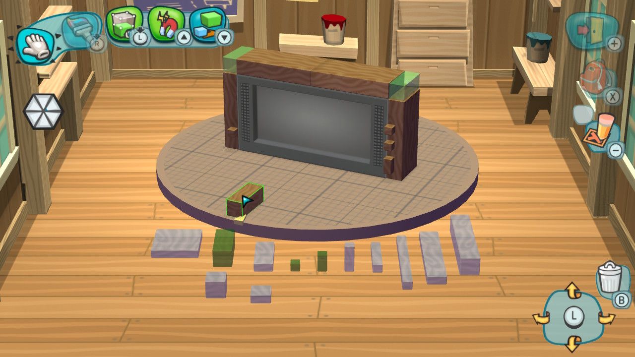 Crafting a TV in MySims for a quest