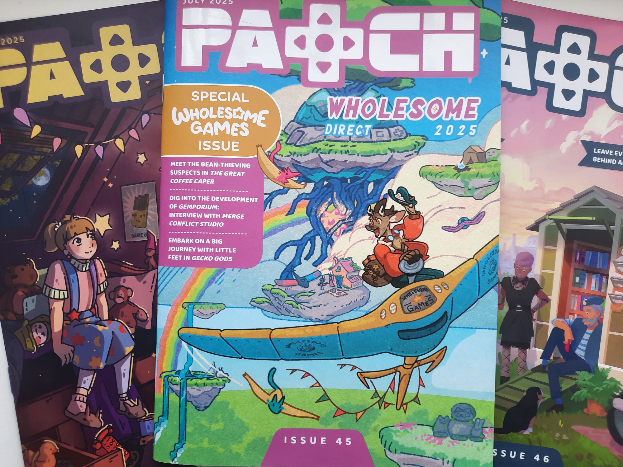 3 issues of Patch for June, July, and August 2025