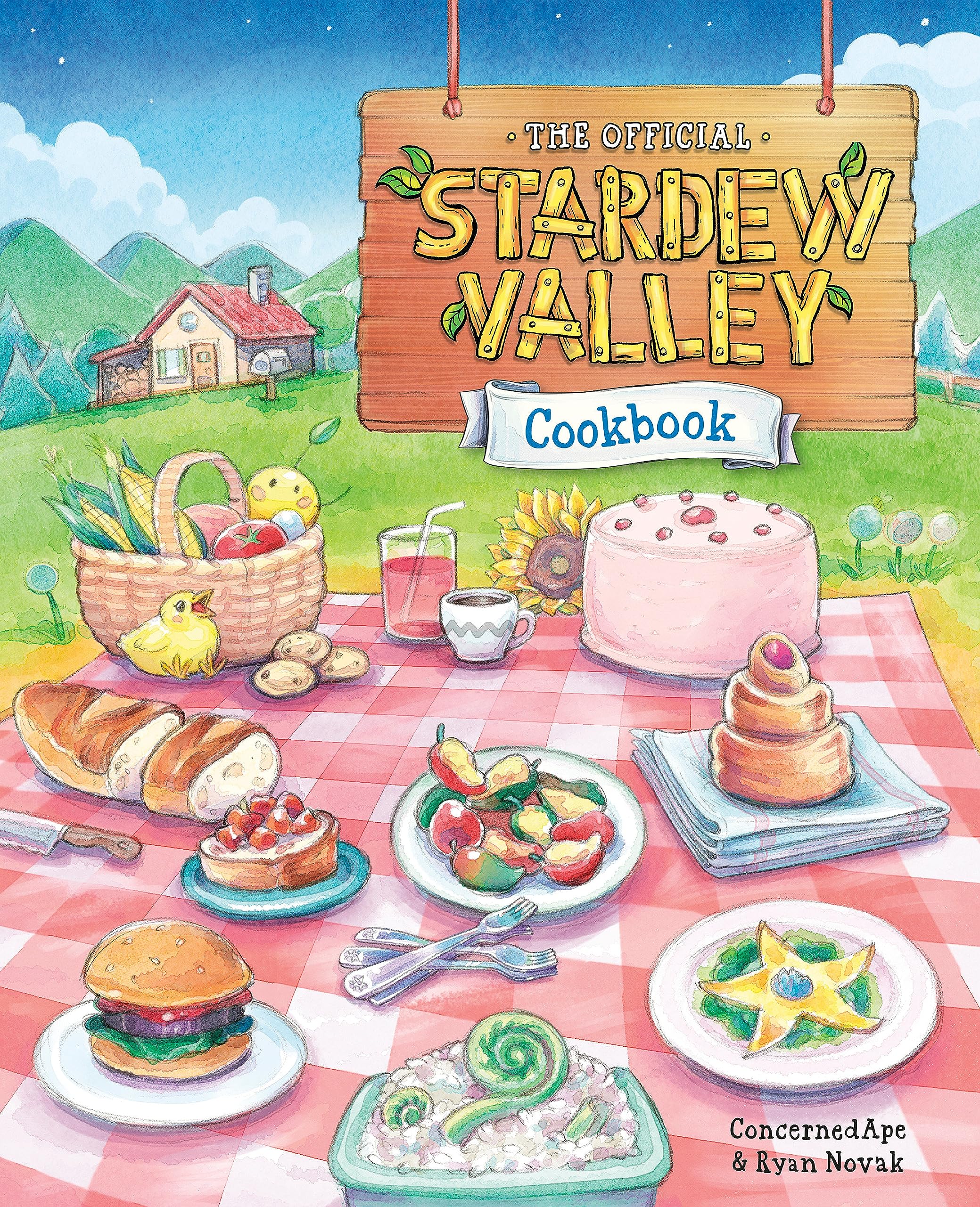 The cover of The Official Stardew Valley Cookbook by ConcernedApe and Ryan Novak